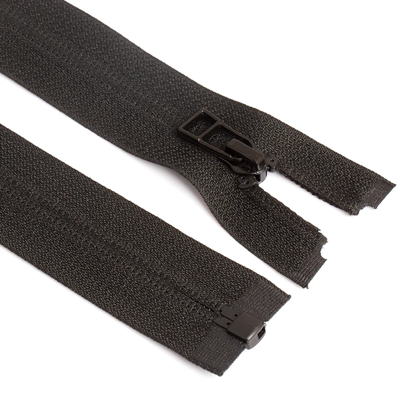Wholesale High-Quality Open-End Nylon Zippers Customizable Reverse Coil Zippers
