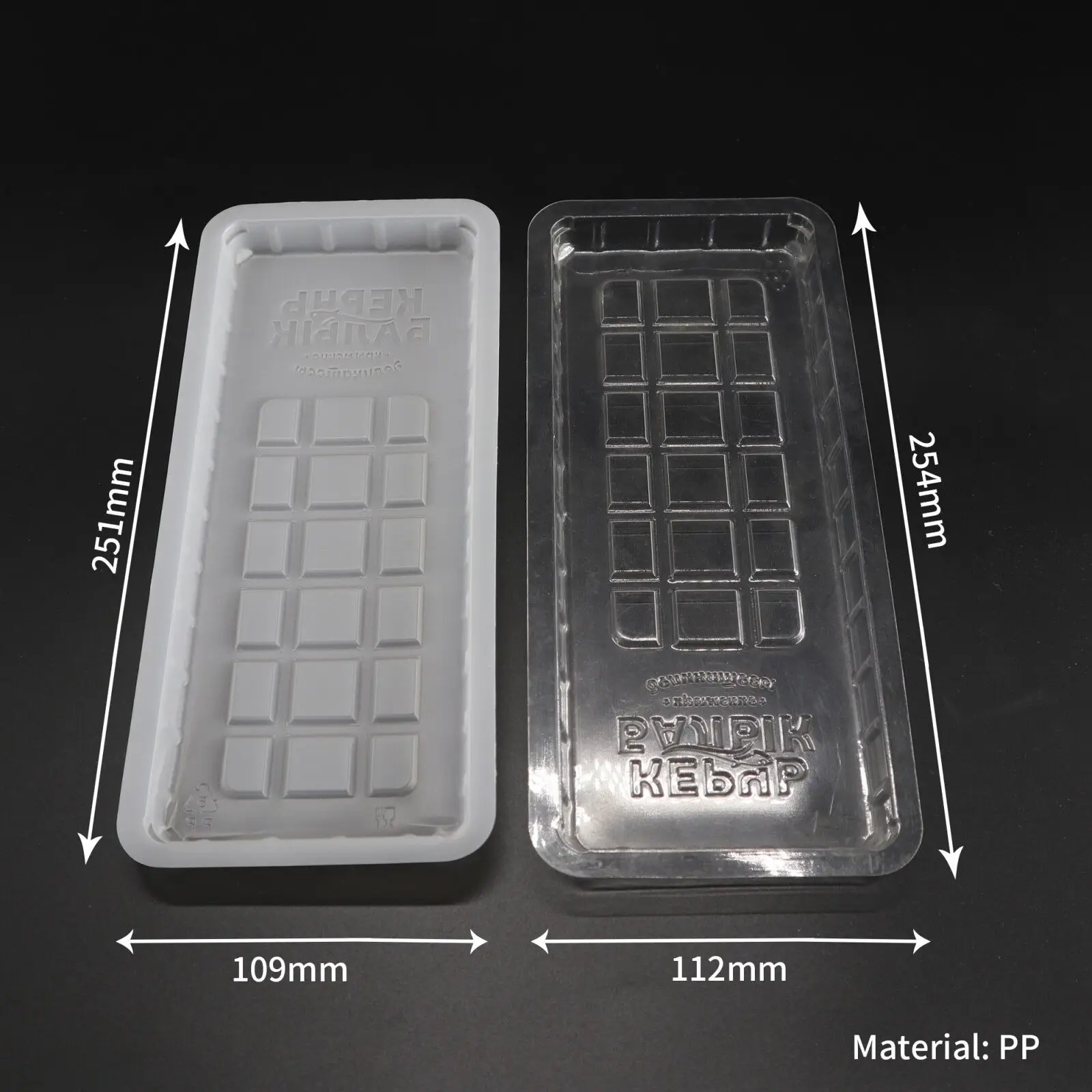 Контейнер PP пластина рыбы мяса пластиковые тарелки для прямоугольник, произведенл мяса говядины Упаковка Коробка для хранения Белый Индивидуальные размеры 5000 шт