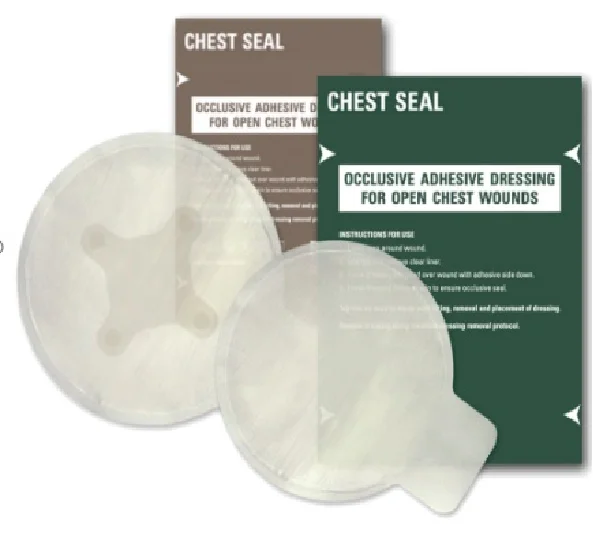 In stocked Emergency  First Aid chest seals non vented Medical Tactical first aid vented chest seal IFAK Chest Seal