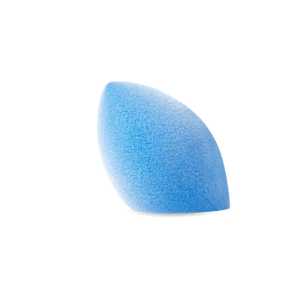 Бархатная губка для макияжа из микрофибры с логотипом на заказ, Мягкая косметическая губка для лица, блендер, флокированные губки для макияжа, оптовая продажа