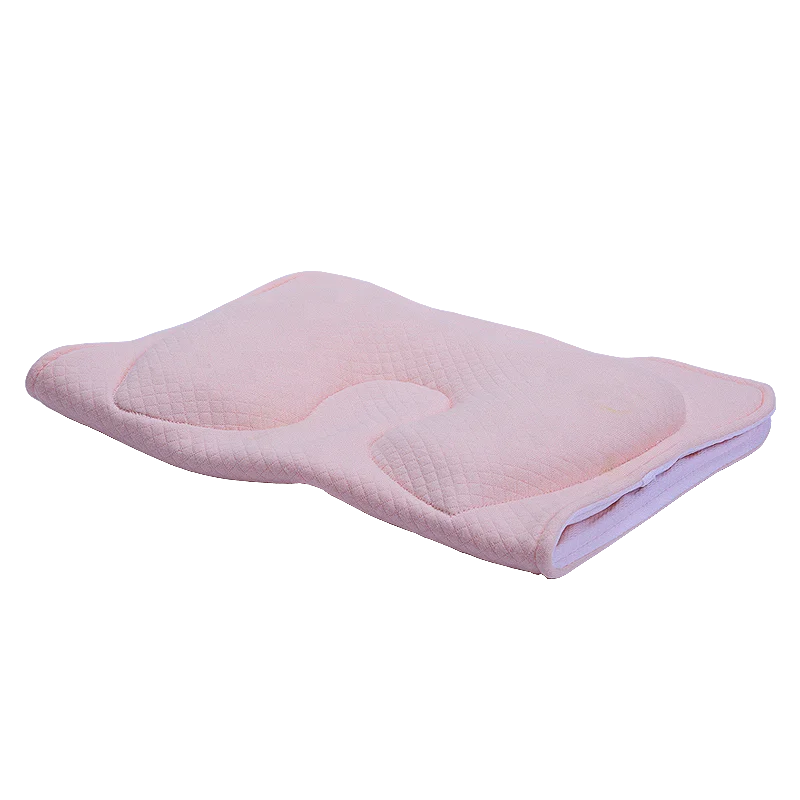 Washable Baby Sleeping Pillows With Memory Foam Quilted Neck Support Feeding Pillow For Newborns