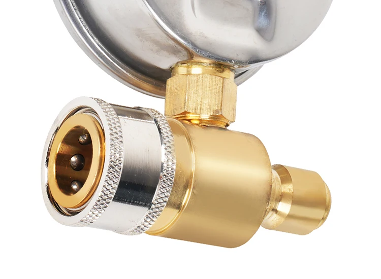 5000psi Pressure Washer Pressure Gauge Kit 3/8 Inch Quick Connect