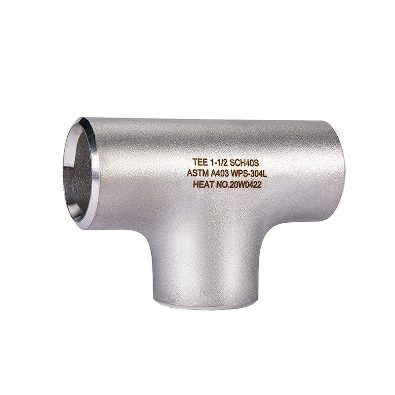 Stainless steel 304 316 furniture premium fitting tube equalizing tee stainless steel connectors