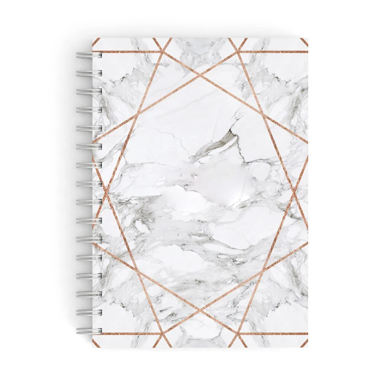 WY 1041 High quality customize notebook paper cover handmade notebook cover material and spiral style notebook gift set