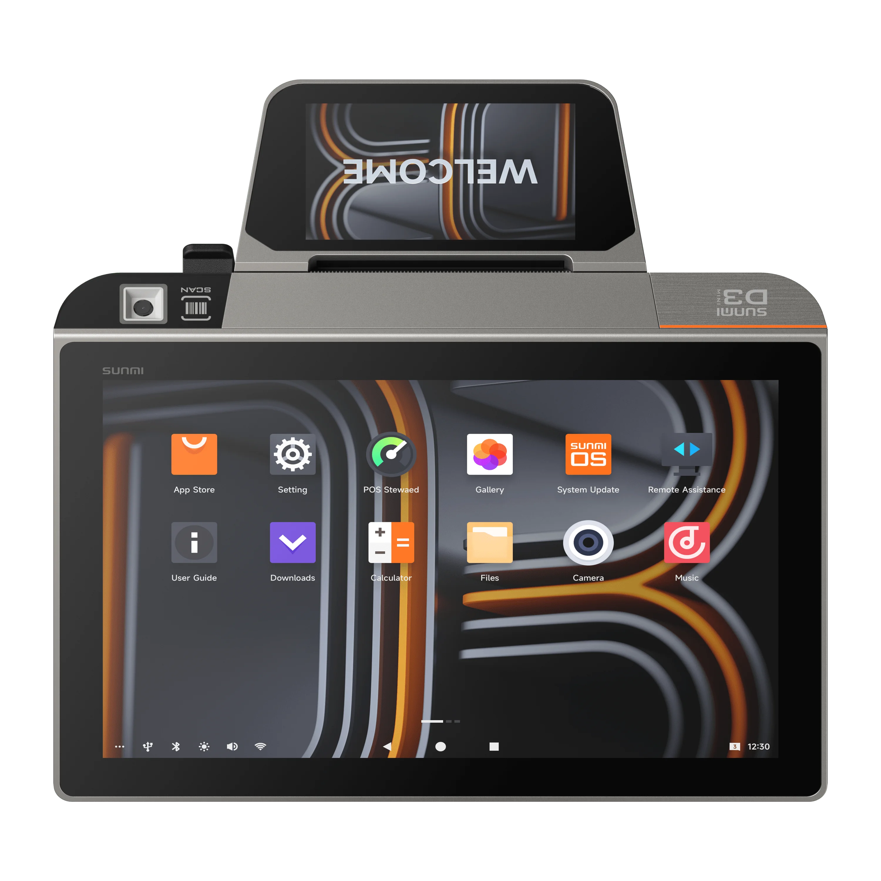 Sunmi D3 mini  Android Tablet Pos System Terminal all in One Tablet Pos Machine Touch Screen Built in Printer