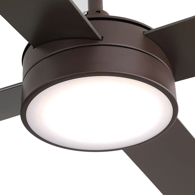 New Design Living Room 220 Volt 4 Blade Home Led Remote Control Ceiling Fan Light