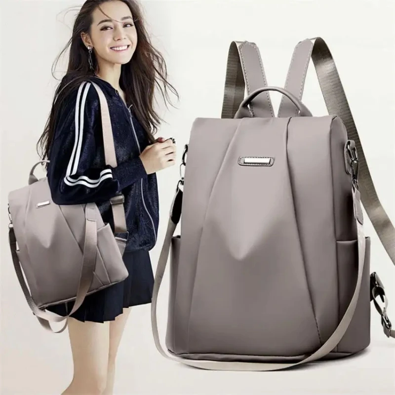 Wholesale New Fashion Womens Backpacks Korean University Casual Anti-Theft travel Oxford Backpack