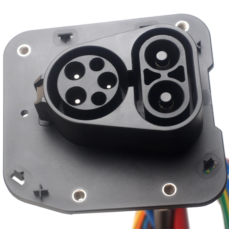 
Electric Car Fast Charge Inlet Dc Quick EV Charger Type 1 CCS Combo Socket 150A 