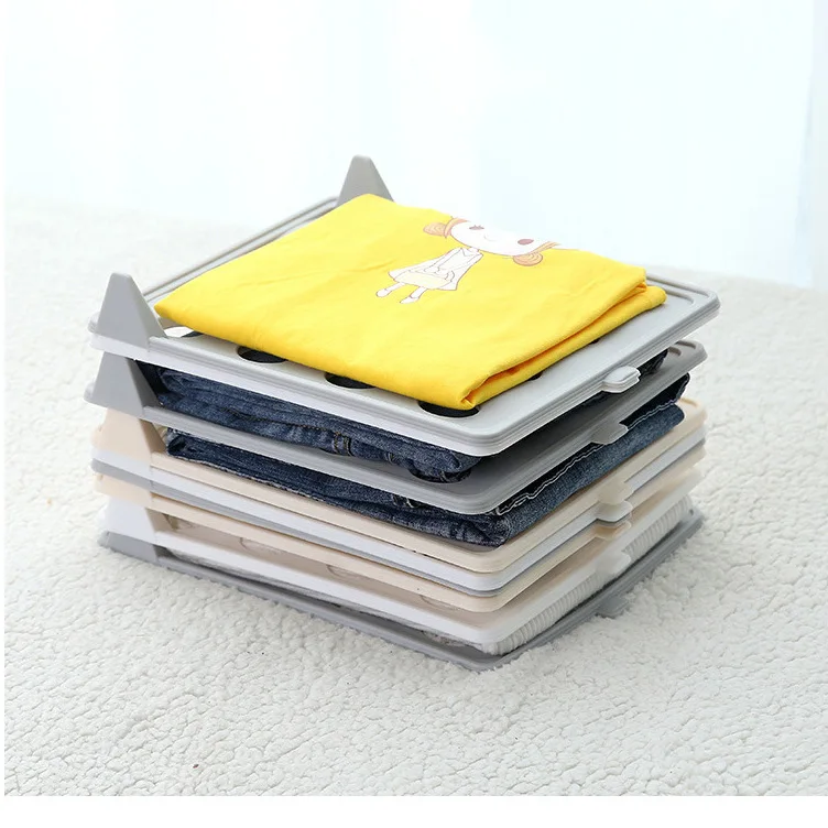 Factory Direct Creative Home Clothes Storage Folding Ironing Board Lazy T-shirt Shirt Anti-wrinkle Folding Ironing Board Storage