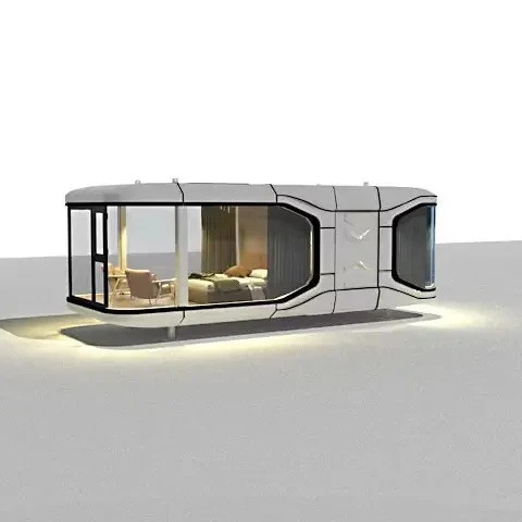 Space cabin living room kitchen bathroom outdoor portable vanity capsule house 4 bed room balloon