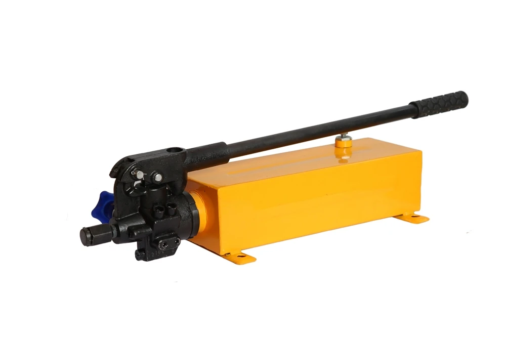 WPM-S1 series hydraulic hand pump with test gauge manual hydraulic power pump manual hydraulic press