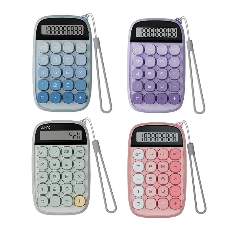 New Design Standard Function Electronics Handheld 10 Digit Large LCD Display Calculator For Daily And Basic Office