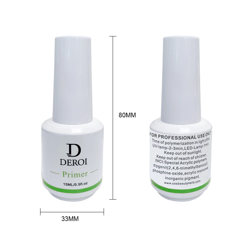 Private Label Bulk Acid Free Acrylique Protein Bond Nail Primer and Dehydrator Polish