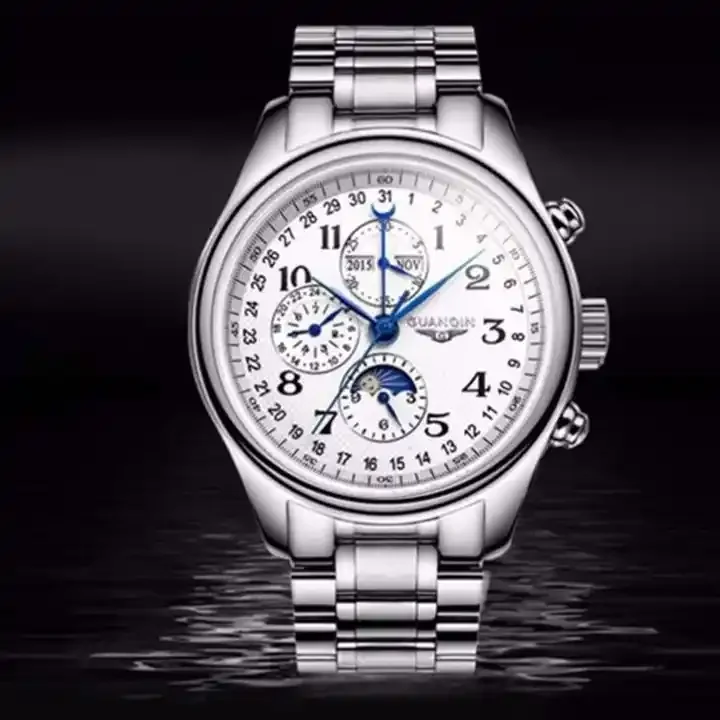 Мужские 16011 часы с металлическим сетчатым ремешком