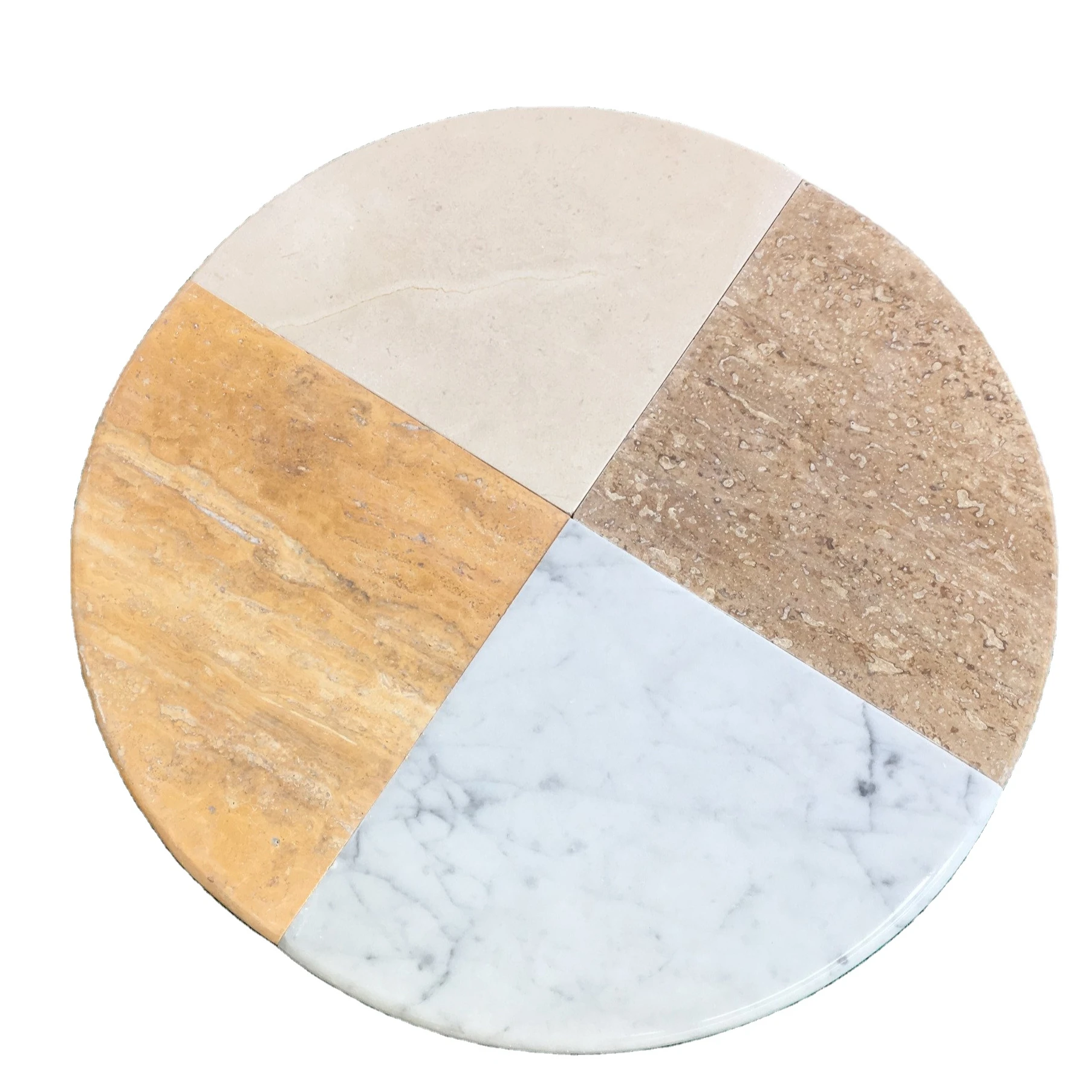 Washroom corner decorative honed natural beige travertine turkey shelves