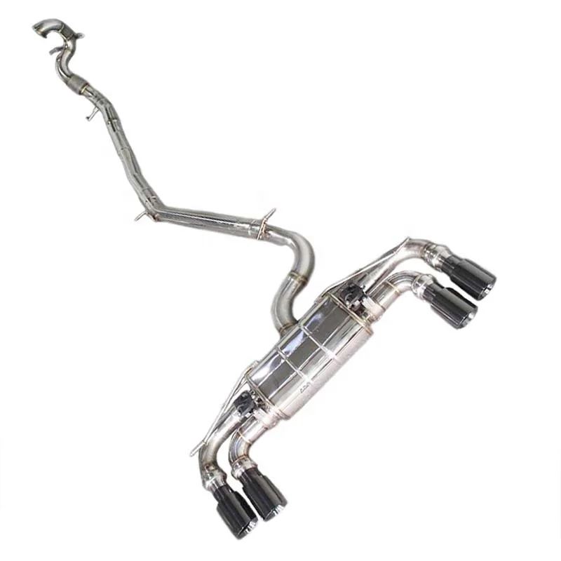 Hot Sale Exhaust Pipe For Vw Golf Mk7 7r/7.5r 2.0t 2012-2019  Ss304 Catback Exhaust Pipe With Valvetroinc Exhaust Muffler Escape