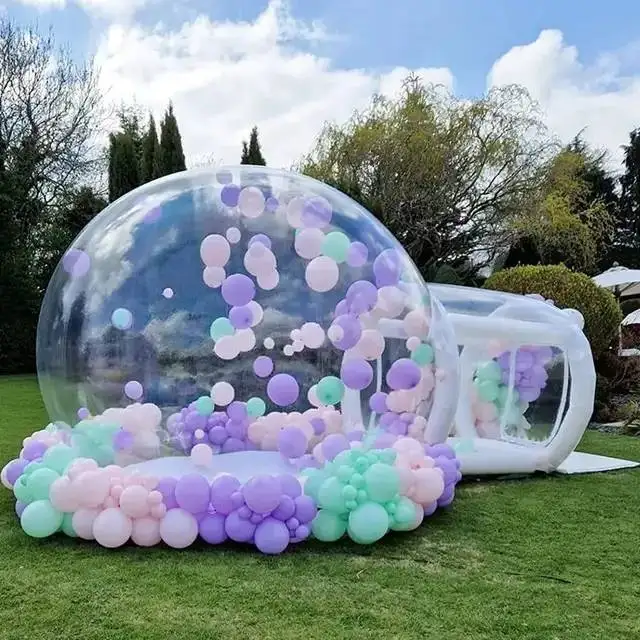 Commercial Kids Party Clear Dome Balloon Garden Tent Bubble Tent Inflatable Bubble Bounce House