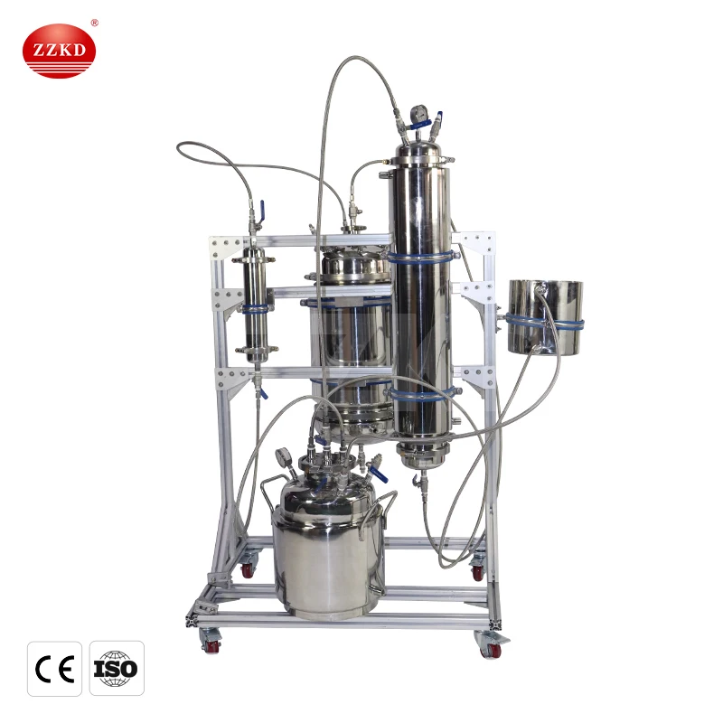 stainless steel 5lb closed loop extraction bho active extractor dewaxing