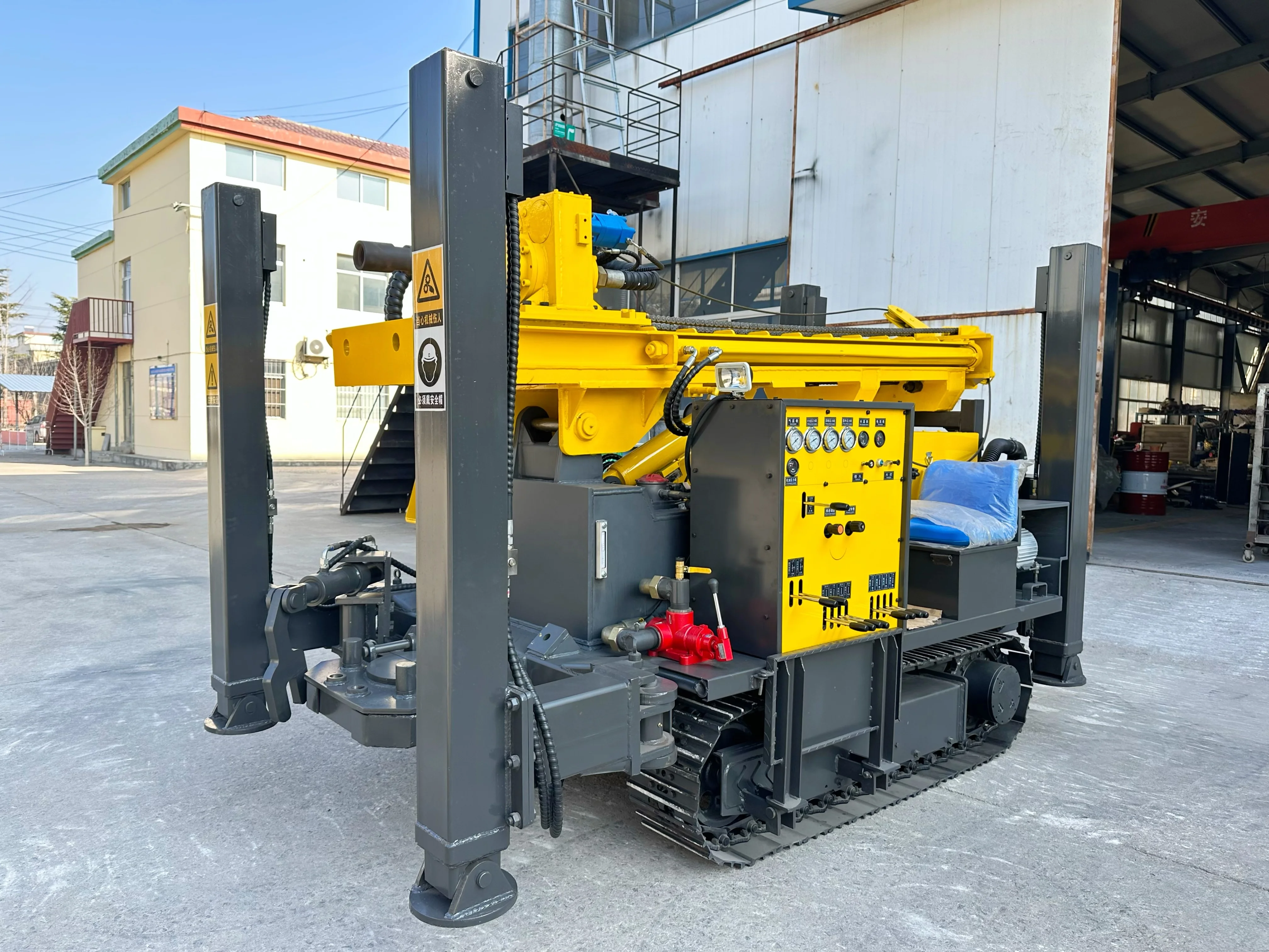 Factory direct kw200 200m Depth borehole DTH diesel hydraulic Drilling Rig Water Well drilling rig