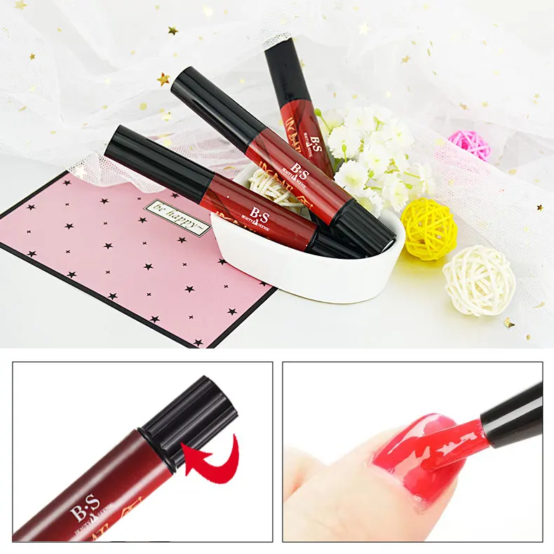 professional 36 colors one step easy carry easy operate rotate open uv gel nail polish pen nail pen gel manufacturers
