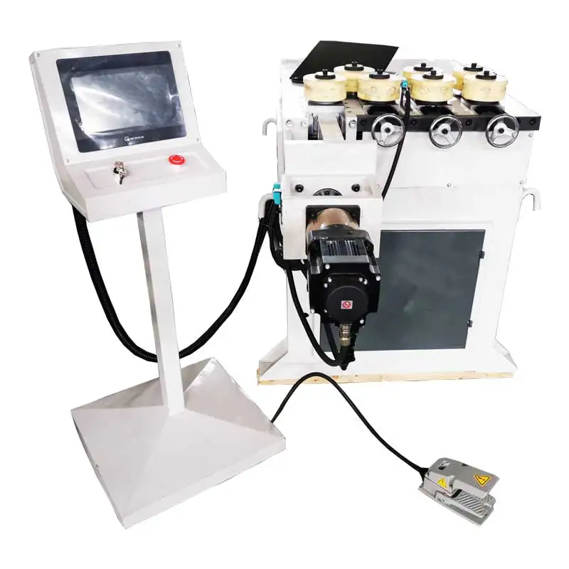 60 Seven Rounds-Wheel Horizontal  Hydraulic Electric Ring Roller /Tube Pipe Roll Bender