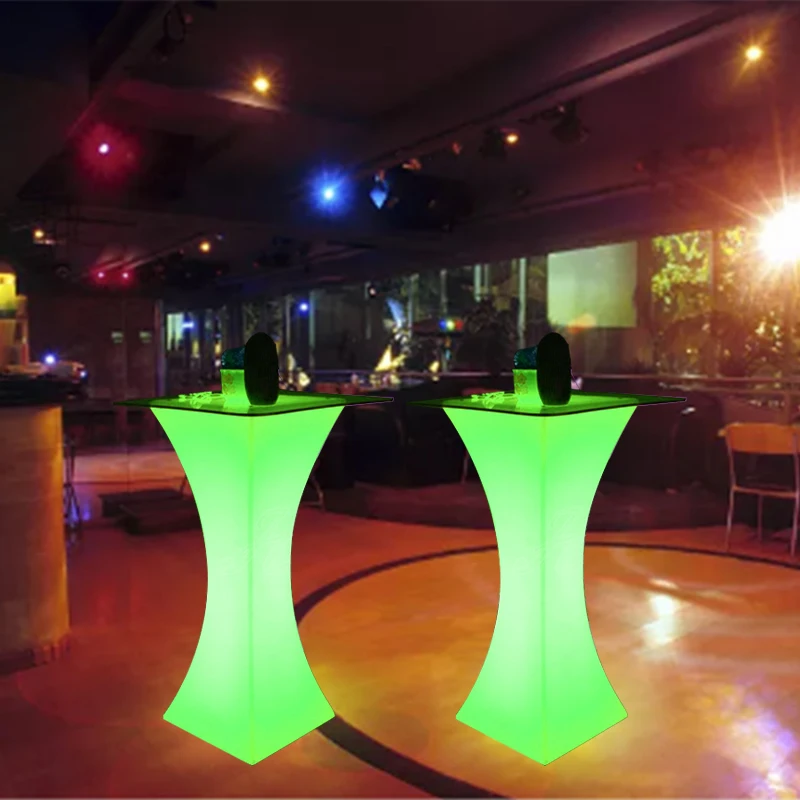 New product  Waterproof  light desk  RGB 16 Color rechargeable led table for party and bar  led desk table