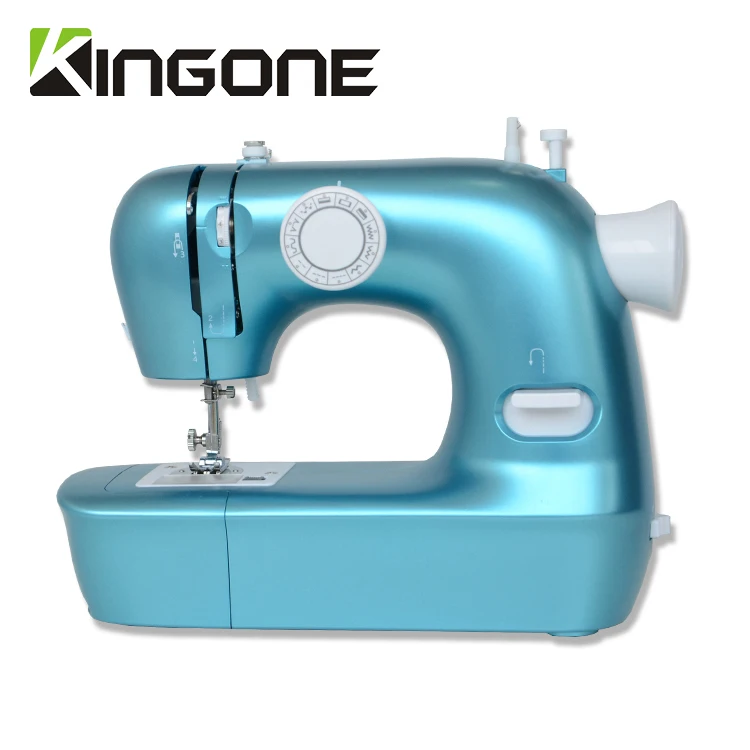 
JG-1803 Blue overlock sewing machine 12 stitches home used electric pattern sewing machine custom 