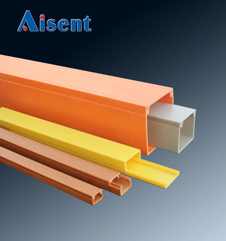low price PVC made electric PVC plastic cable trunking/duct