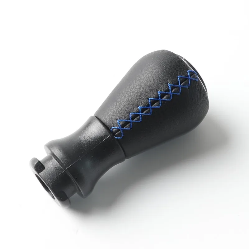 Car interior spare parts manual transsmission handball 5 speed leather for peugeot 406 gear shift knob