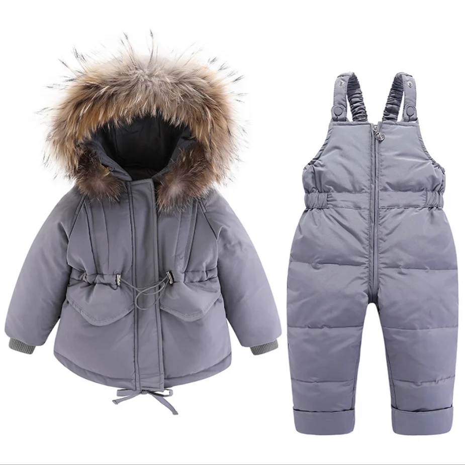 
ChengXi New Style Children Down Jacket Baby Winter Ski Wear Boys And Girls Infant Winter Jacket Baby Boy Parka Snow Set Warm 