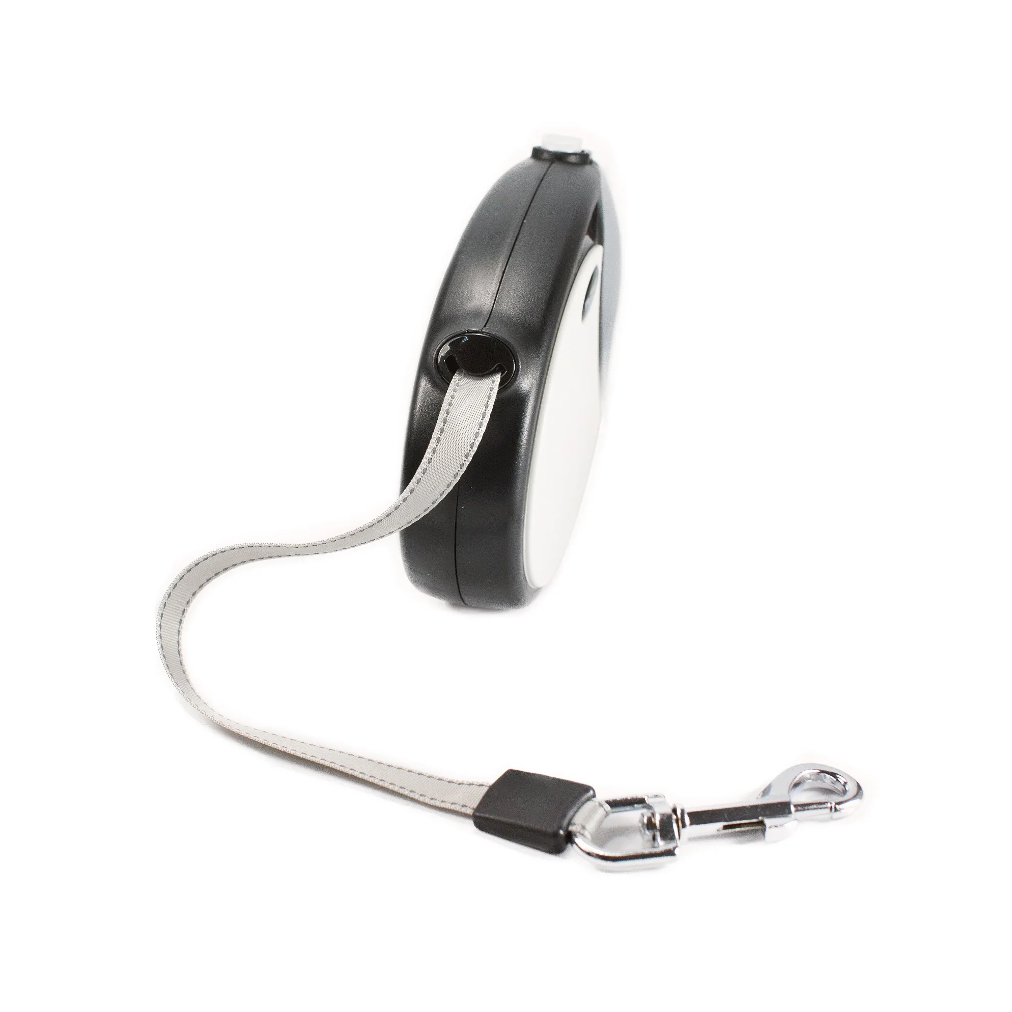 Retractable Dog Leash for Large Dogs Up to 110lbs Tangle-Free Strong Reflective Nylon Tape with Anti-Slip Handle One-