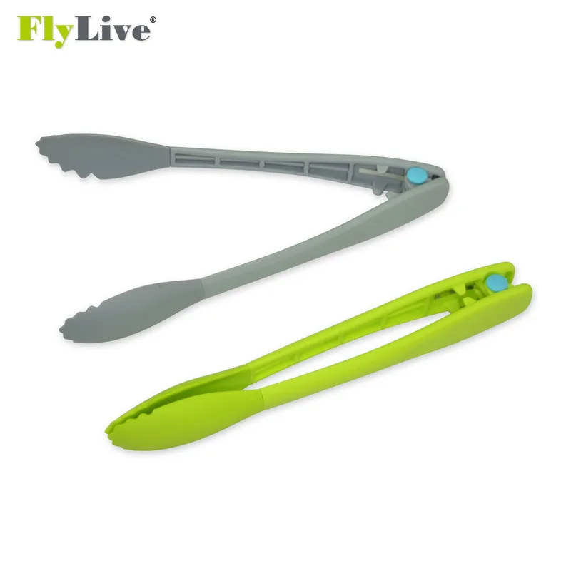 
Premium silicone Kitchen Food Clamp Serving Tongs for Cooking 