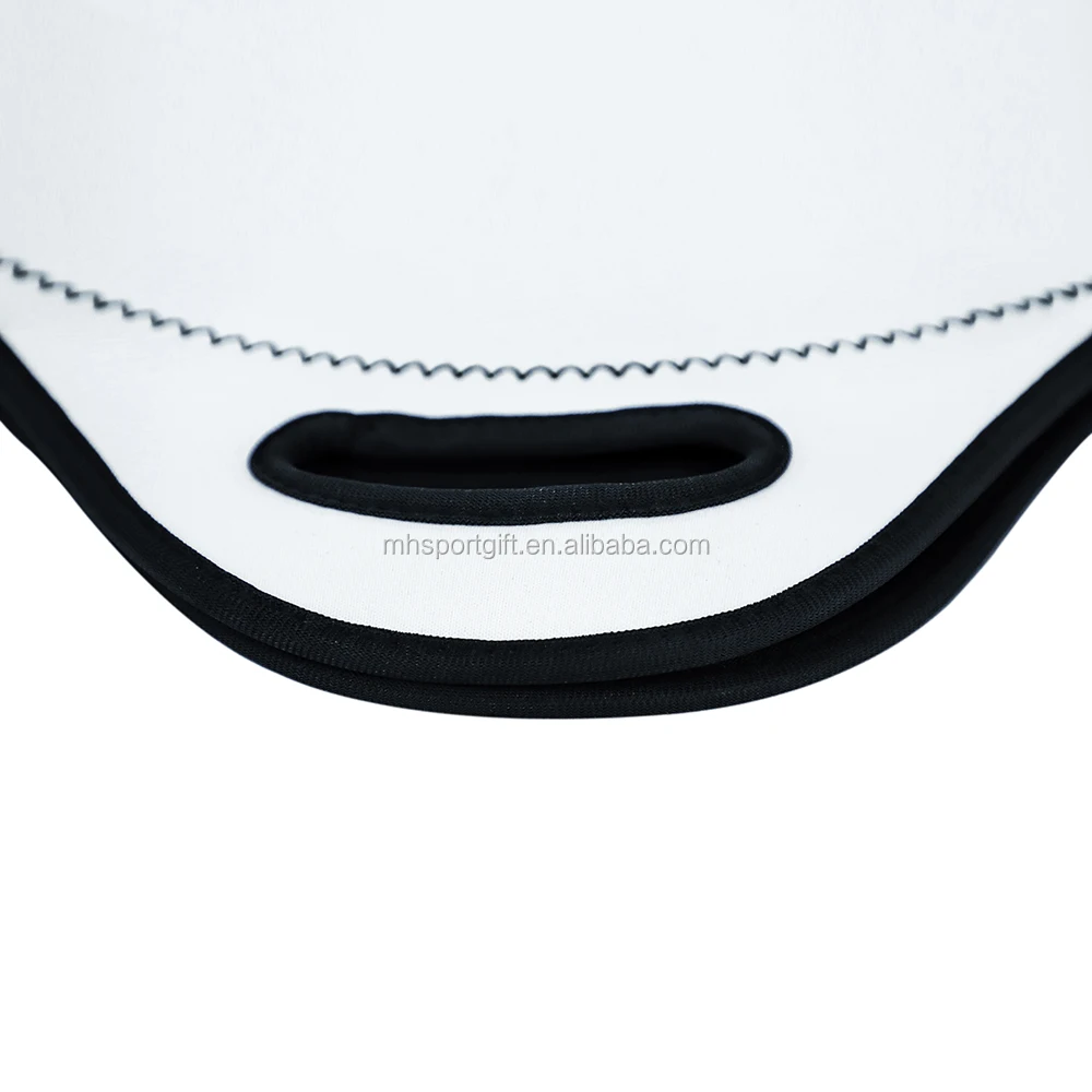 White Blank Neoprene Lunch Tote Bag for Sublimation