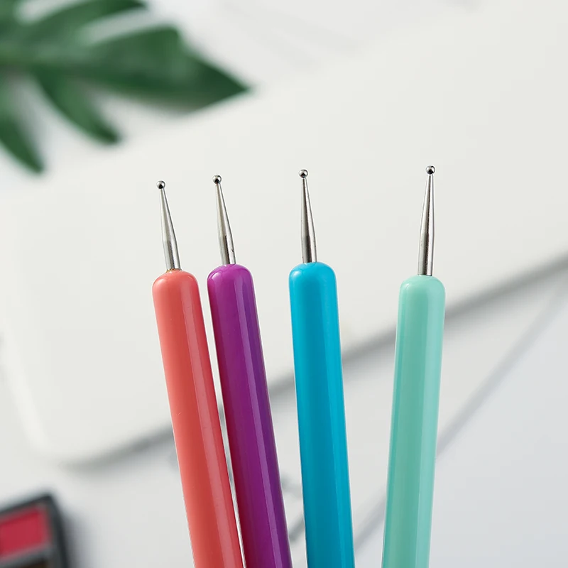 New Trending Import Nylon Hair Unique gel brush for Nail Art Painting Brush Dotting tools