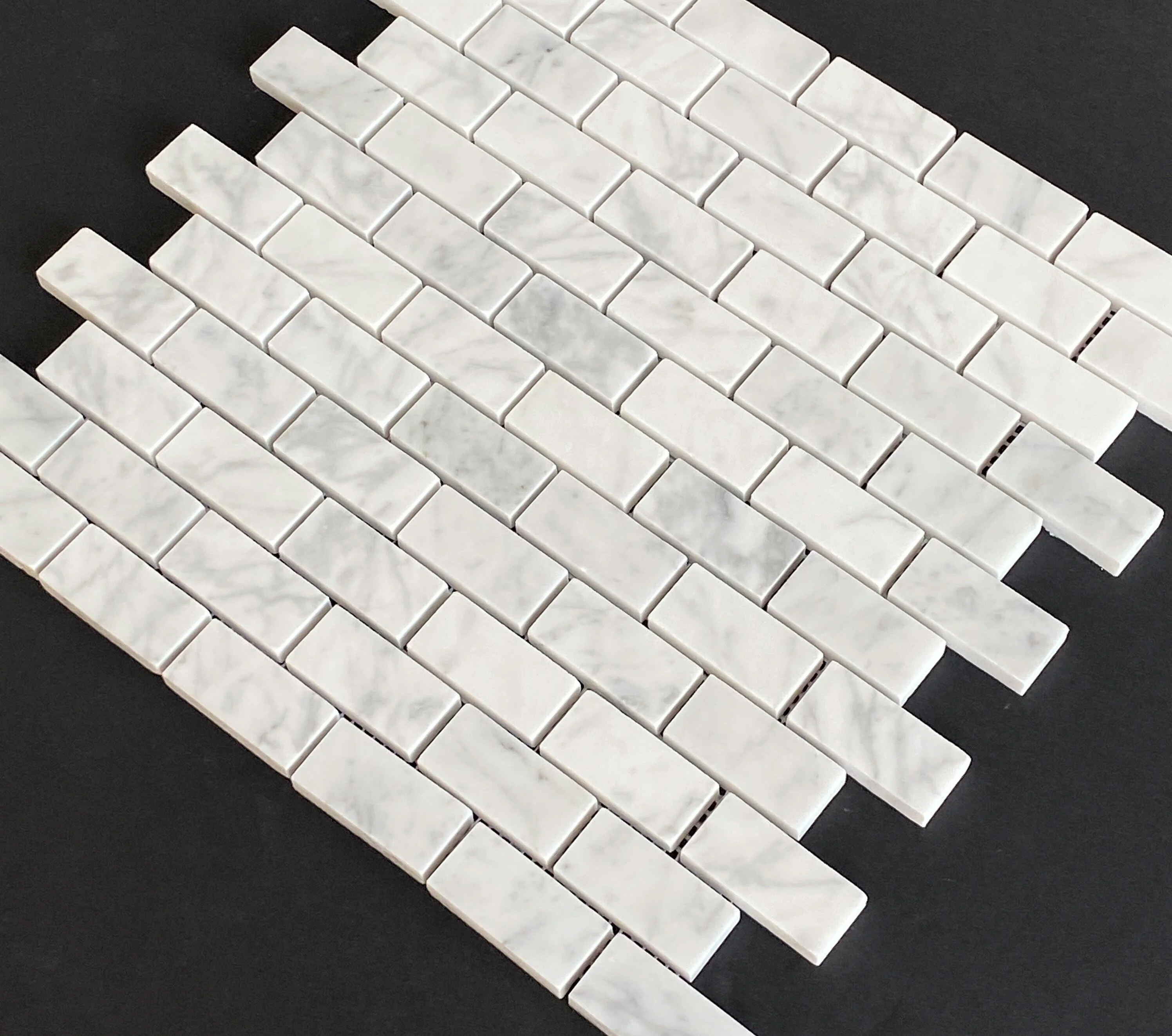Wholesale Bathroom  Backsplash Shower Marble  Brick Joint  Mosaic Wall & Floor Tile