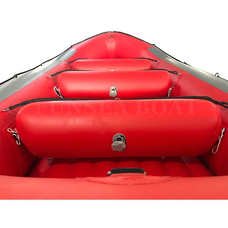 14ft 4.25m Cheap price pvc hypalon inflatable river rowing white water boating rafts