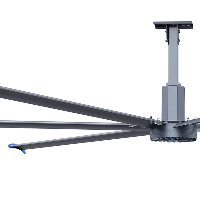 PMSM Motor Aluminum Alloy Blade Big Ass Fan HVLS Commercial Industrial Cooling ceiling Fan