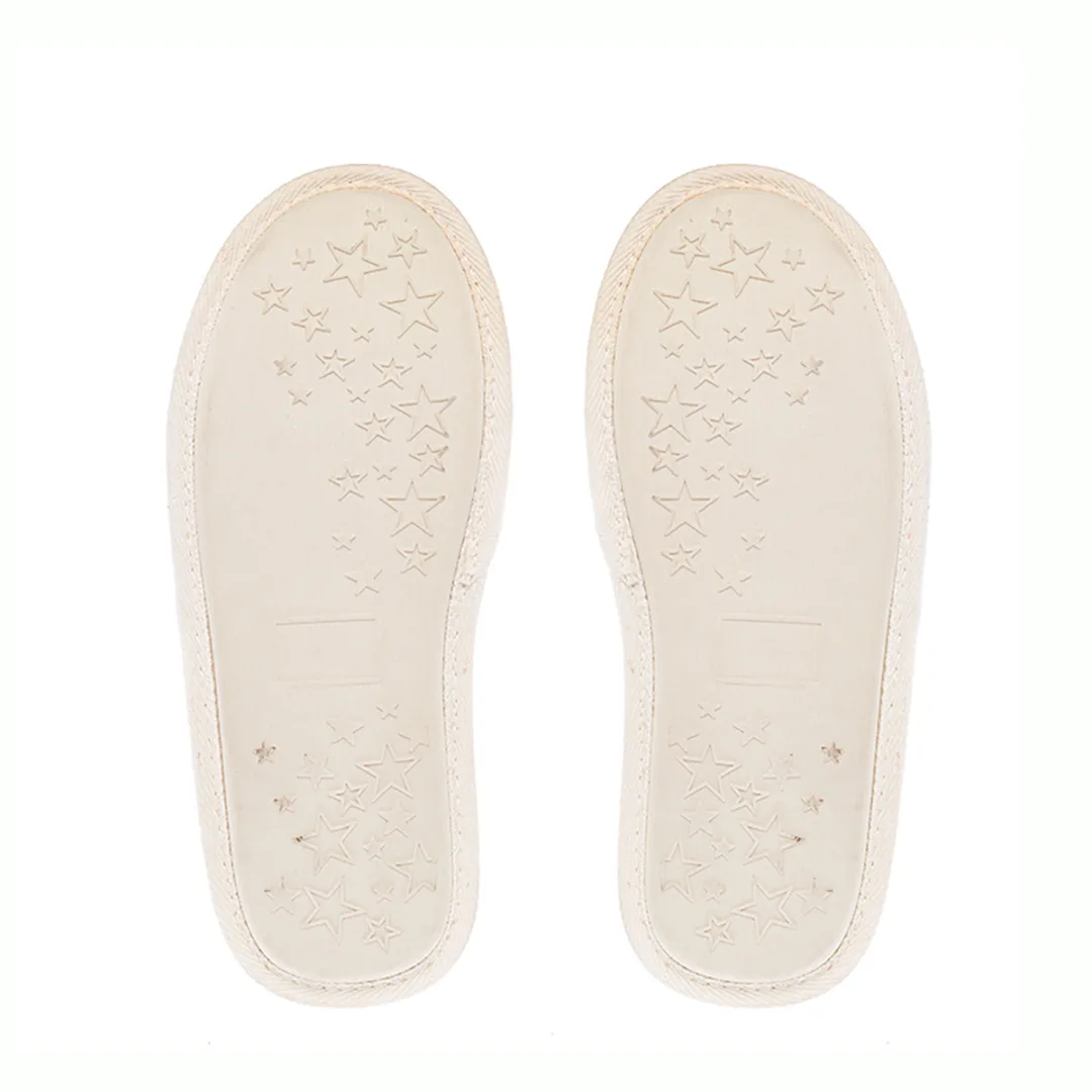 Cozy Fur Open Toe House Slip On Slippers Non Slip Soles Lightweight Slippers for Women