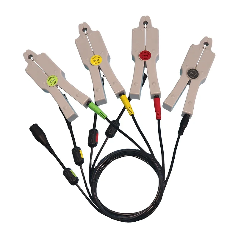 ST08 One-Handed Small Current Transformer 5A Class 0.1 Accuracy Measurement BNC Terminal Voltage Clamp Easy Operation