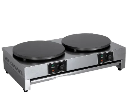 OO Electric Double Nonstick Pan Crepe Automatic Stainless Steel Pancake Makers for sale