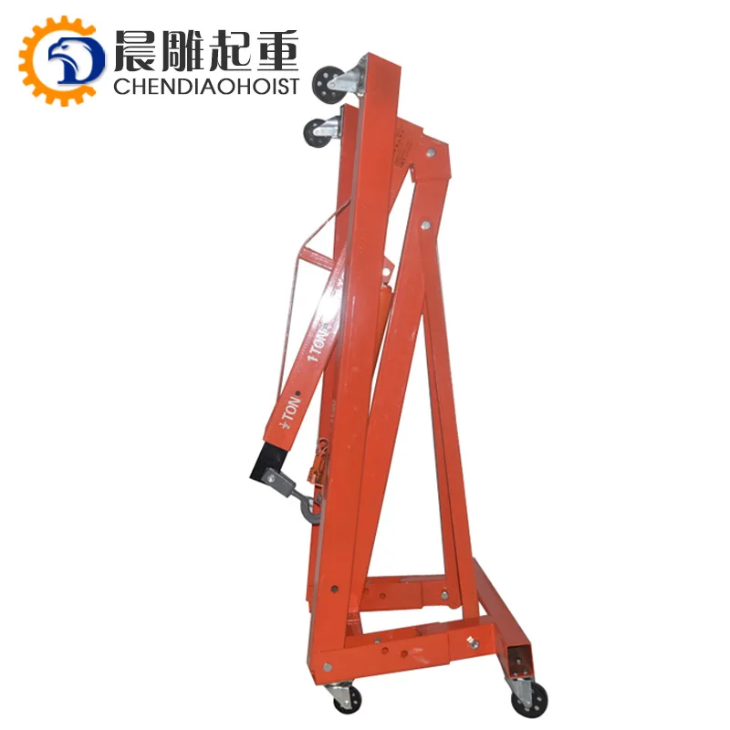 Mini Crane to Remove Car Engine Workshop Engine Car Lift Engine Crane Mobile Crane Fixed Type 3 Ton Provided Standard Hand 1 Set