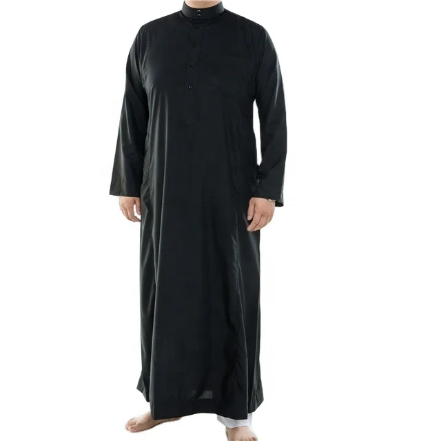 polyester arabic thobe jubba for men muslim men clothing thobe islamic