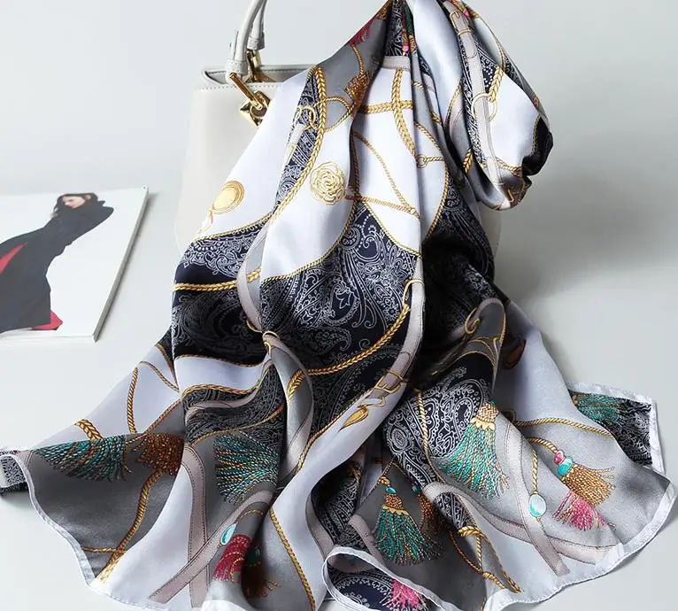 silk fabric printed 100% mulberry silk for scarf silk saree pajamas