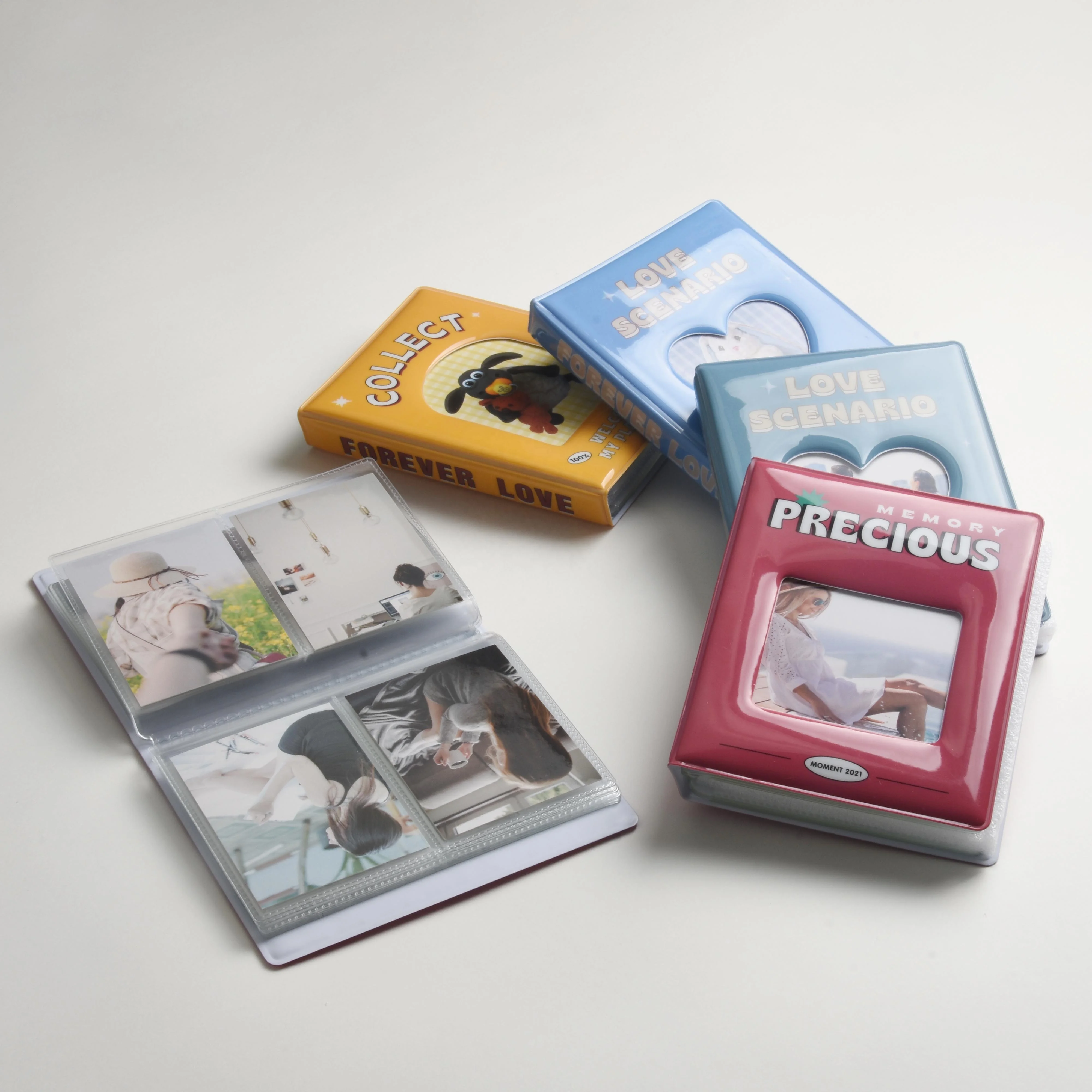 Оптовая продажа 72 маленьких прозрачных кармана держатель для фотокарт Kpop на заказ fujifilm instax mini film