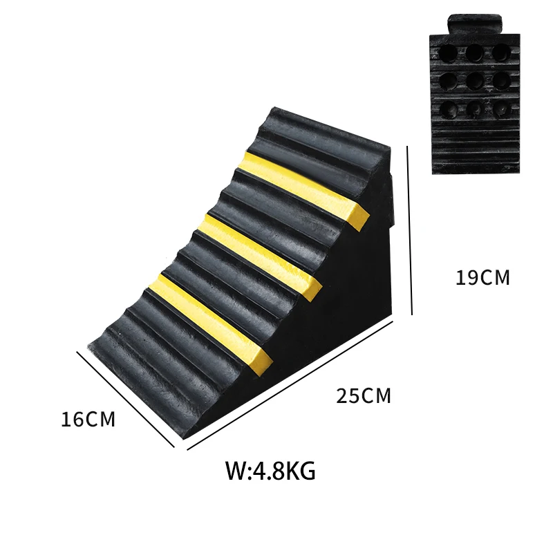 Hot Sale Car Rubber Trailer Truck Wheel Chocks Holder/Truck Stopper