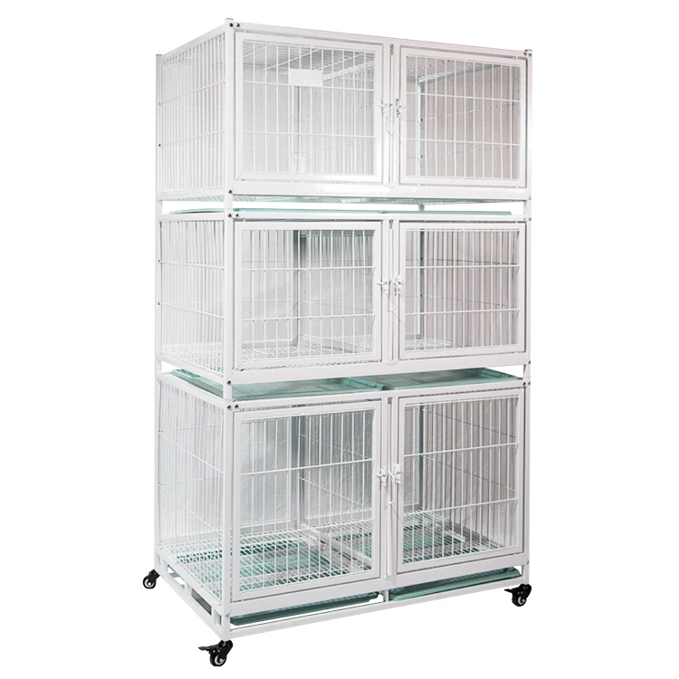 Thicken square tube 2020 new pigeon pet cages carriers bird parrot breeding pigeon canary cage with tray