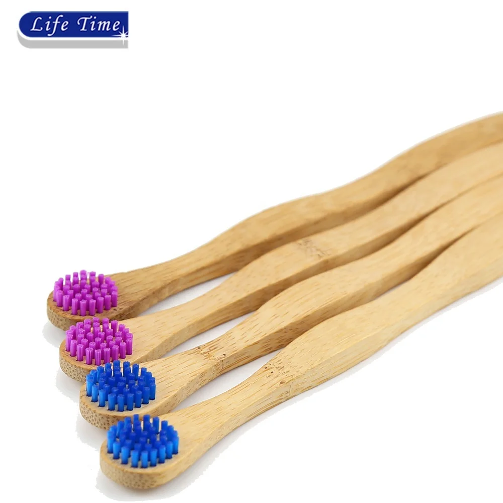 
round toothbrush round bamboo tongue cleaner brush 