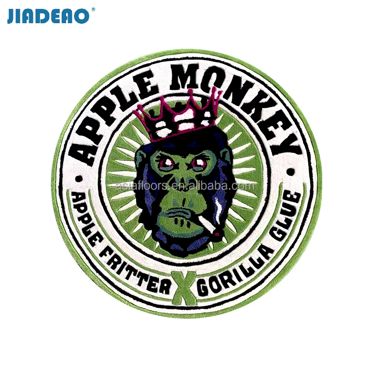 Receive Monkey Shape Designer Floor Area  Rugs Handmade Tufted 3D Thick Acrylic Carpet And Rug
