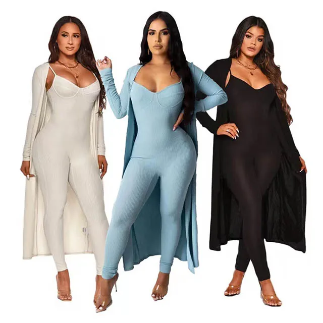 2022 New Style Europe And American Disposition Mid Waist Long Pants Elegant Jumpsuit Sexy Women Clothes Two-pieces Sets Hot Sale
