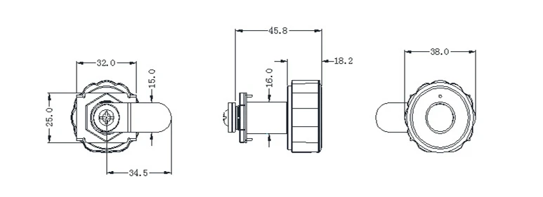 small and mini electronic smart fingerprint cam cabinet drawer lock for drawer/Wardrobe/storage cabinet